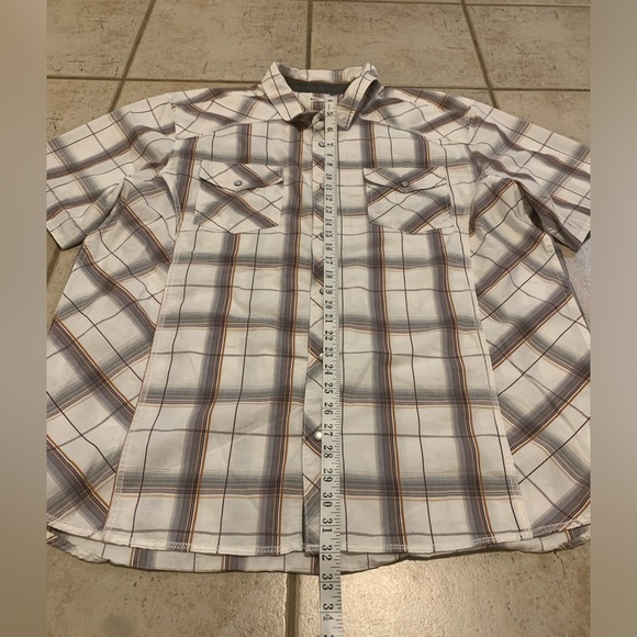 Distillery Men's XXL Plaid Western Snap Button Shirt - Picture 8 of 8